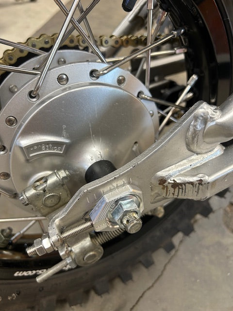 M12x1.25 Flanged Axle Nut - KLX110 & Others